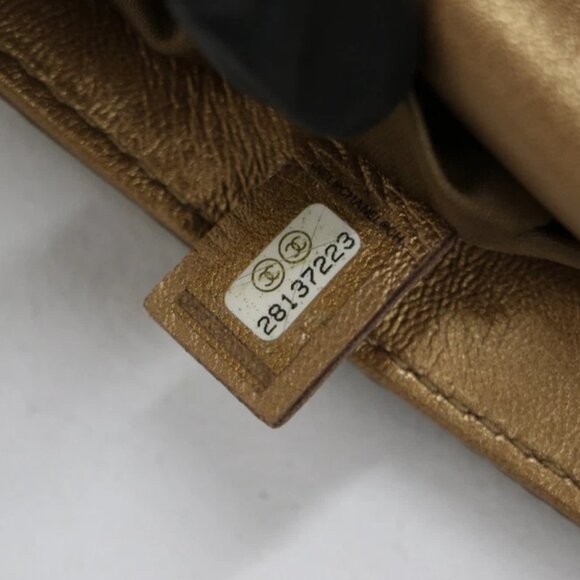 Chanel Small Sequin Quilted Single Flap Gold - Picture 9 of 12